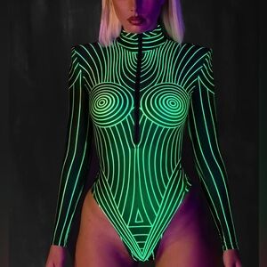 Maxima Green Serious Bodysuit